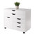 Winsome Wood Halifax Collection Wide Storage Cabinet, 3-Small and 2-Wide Drawers, White Prop View