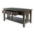 Winsome Wood Stafford Collection Coffee Table, Oyster Gray Opened View