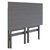 Winsome Wood Xander Collection Foldable Desk, Oyster Gray Folded Angle View