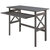 Winsome Wood Xander Collection Foldable Desk, Oyster Gray Opened View