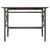 Winsome Wood Xander Collection Foldable Desk, Oyster Gray Front View
