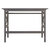 Winsome Wood Xander Collection Foldable Desk, Oyster Gray Back View