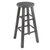 Winsome Wood Ivy Square Leg Collection Counter Stool, Rustic Oyster Gray Counter Stool Product View