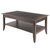 Winsome Wood Santino Collection Coffee Table, Oyster Gray Product View