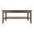 Winsome Wood Santino Collection Coffee Table, Oyster Gray Front View