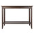 Winsome Wood Santino Collection Console Hall Table, Oyster Gray Back View