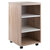 Winsome Wood Kenner Collection Open Shelf Cabinet, Reclaimed Wood and White Product View