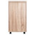 Winsome Wood Kenner Collection Open Shelf Cabinet, Reclaimed Wood and White Back View