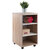 Winsome Wood Kenner Collection Open Shelf Cabinet, Reclaimed Wood and White Prop View