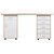 Winsome Wood Kenner Collection Storage Cabinet, 1-Drawer, Reclaimed Wood and White Product View