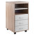 Winsome Wood Kenner Collection Open Shelf Cabinet, 3-Drawer, Reclaimed Wood and White Product View