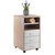 Winsome Wood Kenner Collection Open Shelf Cabinet, 3-Drawer, Reclaimed Wood and White Prop View