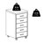 Winsome Wood Kenner Collection 5-Drawer Cabinet, Reclaimed Wood and White Dimensions