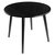 Winsome Wood Moreno Collection Round Drop Leaf Dining Table, Black Top View