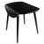 Winsome Wood Moreno Collection Round Drop Leaf Dining Table, Black Folded Top View