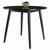 Winsome Wood Moreno Collection Round Drop Leaf Dining Table, Black Prop View