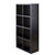 Winsome Wood Shelf 4 x 2 Slots Wainscoting Panel in Black