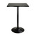 Winsome Wood WS-20522, Pub Table Square MDF Top with Black Leg And Base, Black, 23.7'' W x 23.7'' D x 35'' H