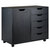 Winsome Wood Halifax Collection Wide Storage Cabinet, 5-Drawer, Black Product View