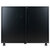 Winsome Wood Halifax Collection Wide Storage Cabinet, 5-Drawer, Black Back View