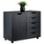 Winsome Wood Halifax Collection Wide Storage Cabinet, 5-Drawer, Black Prop View