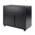 Winsome Wood Halifax Collection Wide Storage Cabinet, 3-Small & 2-Wide Drawers, Black Angle Back View