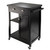 Winsome Wood WS-20727, Timber Kitchen Cart with Wainscot Panel, Black, 27.76'' W x 19.37'' D x 34'' H