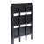 Winsome Wood Stackable 3-Tier Folding Shelf, Black Finish