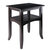 Winsome Wood Camden Collection Accent Table, Coffee Angle Back View