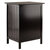 Winsome Wood Blair Collection Accent Table, Nightstand, Coffee Angle Back View