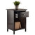 Winsome Wood Blair Collection Accent Table, Nightstand, Coffee Opened Prop View