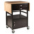 Winsome Wood Bellini Collection Drop Leaf Kitchen Cart, Coffee and Natural Product View