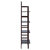 Winsome Wood Aiden Collection Baker's Rack, Narrow, Coffee Side View