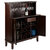 Winsome Wood Beynac Collection Wine Bar, Cappuccino Prop View