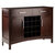 Winsome Wood Gordon Collection Buffet Cabinet with 2-Drawers, 2-Sliding Cabinet Doors, and 16-Wine Bottle Holder, Cappuccino Product View