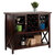 Winsome Wood Xola Collection Buffet Cabinet, Cappuccino Prop View