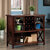 Winsome Wood Xola Collection Buffet Cabinet, Cappuccino