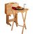 Winsome Wood Alex Collection 5-Piece Snack Table Set with Stand, Natural