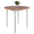 Winsome Wood Sorella Collection Round Drop Leaf Table, Natural and White Prop View