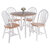 Winsome Wood Sorella Collection 5-Piece Drop Leaf Dining Table with Windsor Chairs, Natural and White 5-Piece Set w/ Windsor Chairs Prop View