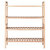 Winsome Wood Mercury Collection 2-Piece Stackable Shoe Rack Set, 4-Tier Rack Natural Front View