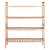 Winsome Wood Mercury Collection 2-Piece Stackable Shoe Rack Set, 4-Tier Rack Natural Back View