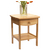 Curved Night Stand Beechwood Finish
