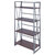Winsome Wood Isa Collection 4-Tier Shelf, Graphite and Walnut Product View
