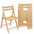 Winsome Wood Robin Collection 4-Piece Folding Chair Set in Natural