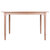 Winsome Wood Ravenna Collection Rectangle Dining Table, Natural Front View