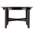Winsome Wood Toby Collection Round Coffee Table, Espresso Side View