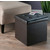 Winsome Wood Ashford Collection Faux Leather Ottoman with Storage in Espresso, 15" W x 15" D x 15" H