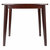 Winsome Wood Pauline Collection Dining Table, Walnut Side View