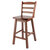 Winsome Wood Scalera Collection Ladder-back Swivel Seat Counter Stool, Walnut Counter Stool Product View